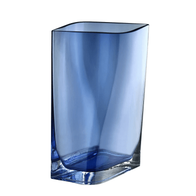 Стъклена ваза DUASIS, размер M - цвят син (Ocean Cavern), BLOMUS Германия