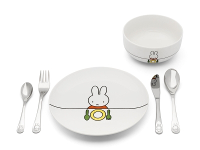 Детски комплект за хранене 6 части Miffy, ZILVERSTAD Нидерландия
