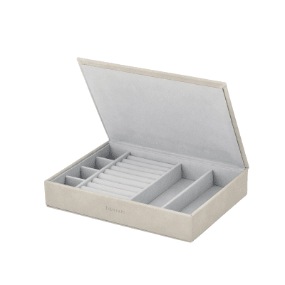 Кутия за бижута SAHLA, размер M - цвят опушено бежово (Nomad), BLOMUS Германия