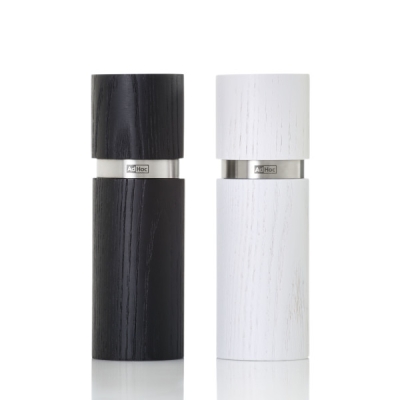 Сет мелнички за сол и пипер 15 см Textura, цвят черно и бяло, AdHoc Германия