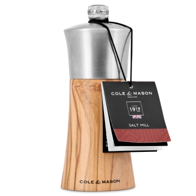 Мелничка за сол 15 см BROMLEY - цвят натурален, COLE & MASON Англия