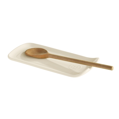 Керамична поставка за прибори за готвене SPOON REST, цвят екрю,EMILE HENRY Франция