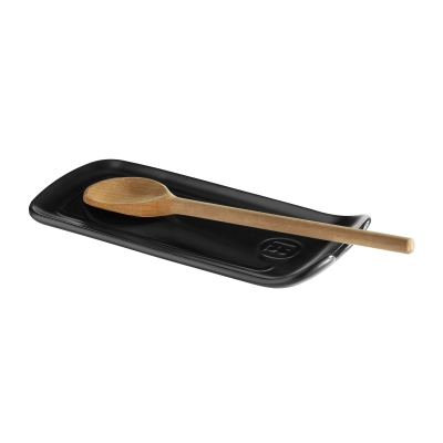 Керамична поставка за прибори за готвене SPOON REST, цвят трюфел, EMILE HENRY Франция