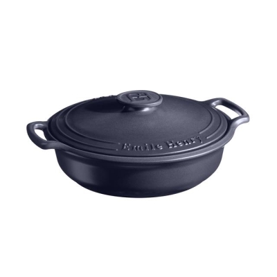 Керамична тенджера Ø 38 см - 3.2 л Sublime, цвят индиго, EMILE HENRY Франция