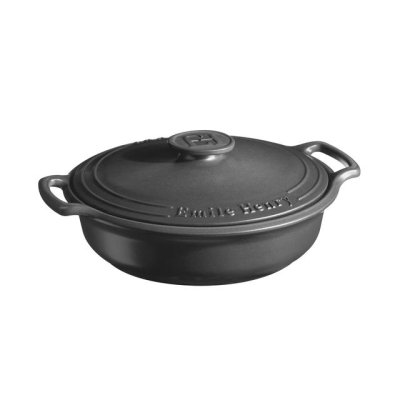 Керамична тенджера Ø 38 см - 3.2 л Sublime, черна, EMILE HENRY Франция