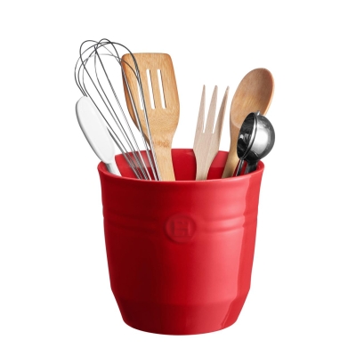 Керамичен съд за прибори, Ø 17см - цвят червен, EMILE HENRY 