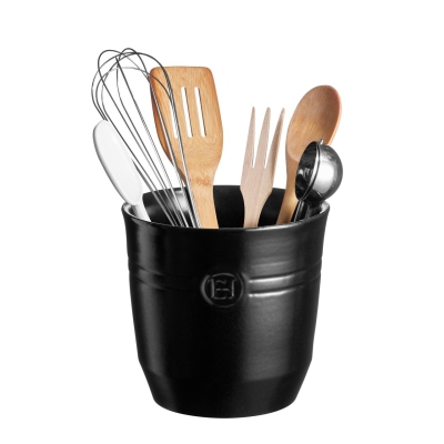 Керамичен съд за прибори Ø 17см - цвят трюфел, EMILE HENRY Франция