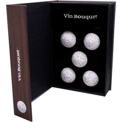 Комплект кръгли охладители за напитки от естествен камък - 5 броя, Vin Bouquet Испания 