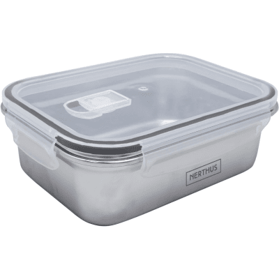 Стоманена херметически кутия за храна за микровълнова - 800 мл, Nerthus Испания