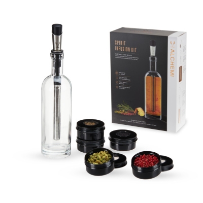 Комплект за инфузиране на алкохол с билки ALCHEMI - 10 части, VISKI Америка