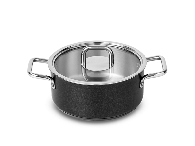 SILAMPOS Плитка тенджера с капак Ø 16 см Comfort Black