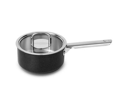 SILAMPOS Съд за сос с капак Ø 16 см Comfort Black