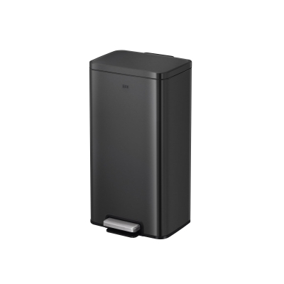 Кош за отпадъци с педал 30 л MADISON - черен/мат, EKO EUROPE Холандия