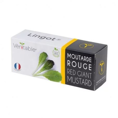 Семена Гигантска червена горчица Lingot® Red Giant Mustard Organic, VERITABLE Франция