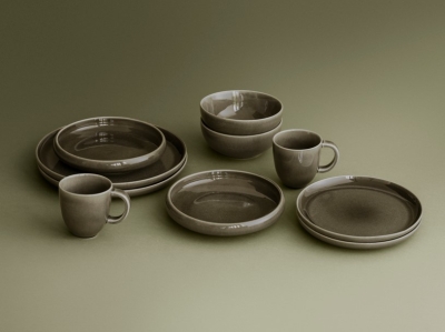 Комплект за хранене 20 части CANJU, цвят сив (Pewter), BLOMUS Германия
