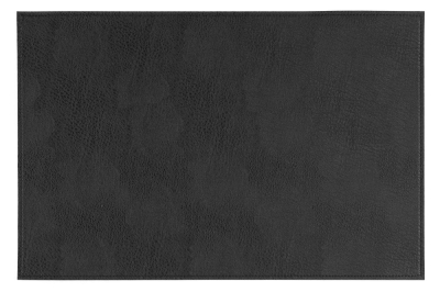 Кожена подложка за хранене 45 x 30 см Bergen - черна, 4LIVING 