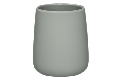 Керамичен съд за четки за зъби Nova - сив, 4LIVING 