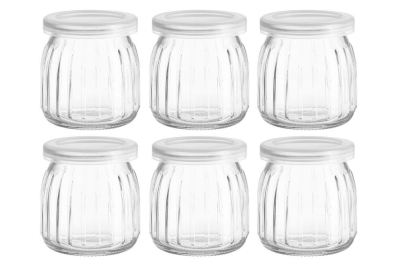 Сет от 6 бр. стъклени бурканчета за съхранение 180 мл Ripple - MAKU, Tammer Brands Финландия