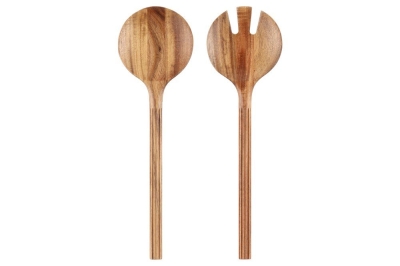 Прибори за салата от акация - оребрени - 30 см MAKU, Tammer Brands Финландия