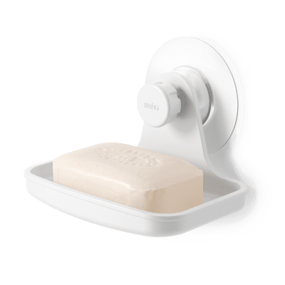 Стенна поставка за сапун FLEX ADHESIVE, бял цвят, UMBRA Канада