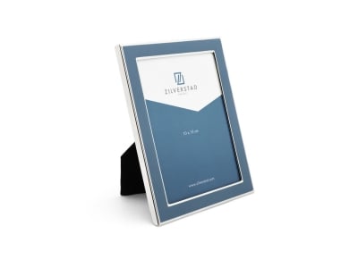 Рамка за снимки със сребърно покритие 10 x 15 см Colore, син цвят, ZILVERSTAD Нидерландия