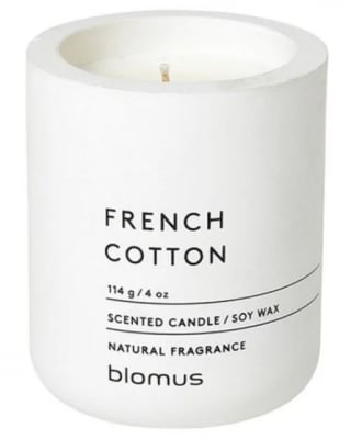 BLOMUS Ароматна свещ FRAGA размер S - цвят Lily White - аромат French Cotton