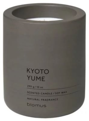 Ароматна свещ FRAGA размер S, цвят Tarmac, аромат Kyoto Yume, BLOMUS Германия