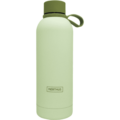 Двустенна бутилка с дръжка 500 мл URBAN, цвят мента, Nerthus Испания