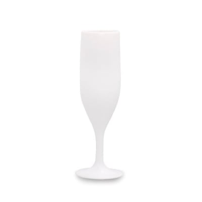 Чаша за шампанско 180 мл PREMIUM, бял цвят, поликарбонат