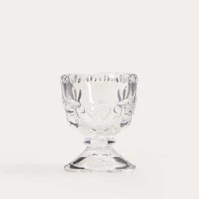 Стъклена стойка / чаша за 1 яйце 6.5 см CRESTON, HOMLA Полша