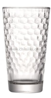Стъклени чаши за вода и безалкохолни напитки 360 мл Honeycomb, 6 броя