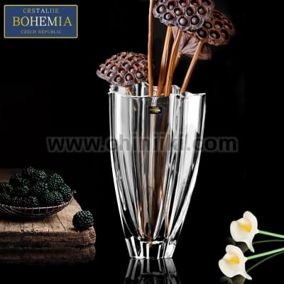 Vulcano ваза за цветя 25.5 см, Bohemia Crystalite