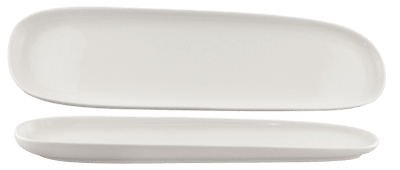 Порцеланово плато за сервиране 41.5 x 11.5 см, SIDNEY WHITE