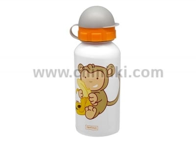 Детска бутилка за вода 400 мл Маймунка, NERTHUS Испания