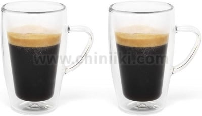 Двустенни чаши за кафе 100 мл, 2 броя, BREDEMEIJER Нидерландия