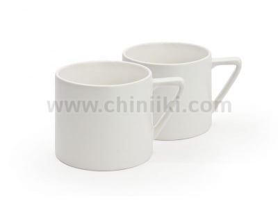 Керамични чаши за чай LUND, 2 броя, бял цвят, BREDEMEIJER Нидерландия