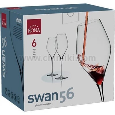 SWAN чаши за червено вино 560 мл - 6 броя, Rona Словакия