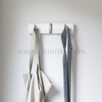 Закачалка за стена за 3 броя закачалки FLIP, бял цвят, UMBRA Канада