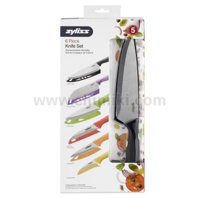 Комплект от 6 ножа с предпазители, ZYLISS Швейцария