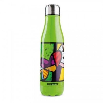 Стоманена термобутилка 500 мл HEART, Romero Britto