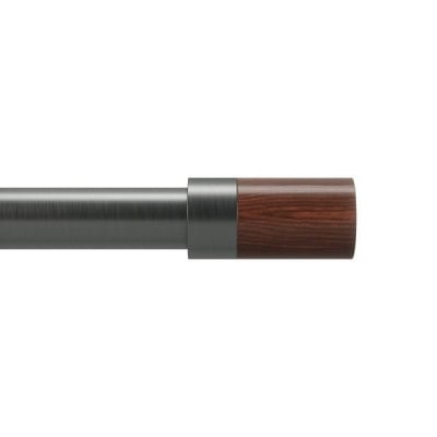 Телескопичен корниз от 91 до 183 см, BLOK, цвят Gun Metal, UMBRA Канада