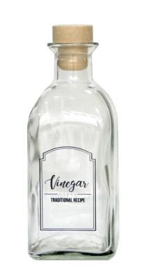 Стъклена бутилка за оцет с коркова запушалка 700  мл, Voca Vinegar