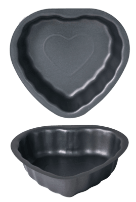 Метална МИНИ форма за десерти Сърце 12 см, OUTPERFORM