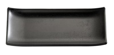 Меламиново плато за суши с борд 22.5 x 9.5 см, черен цвят, APS Германия