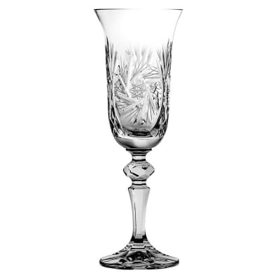 Моника кристални чаши за шампанско 170 мл, 6 броя, JULIA CRYSTAL Полша