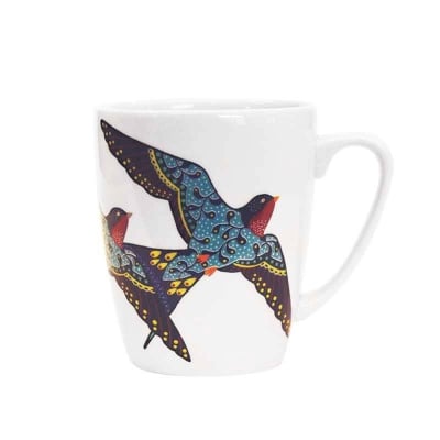 Порцеланова чаша за чай 400 мл Paradise Birds Swallow, Churchill Англия