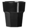 Чаша за алкохол 250 мл, черен цвят, поликарбонат