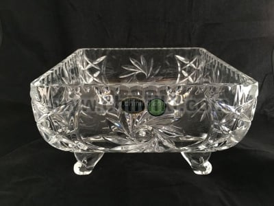 Pinwheel квадратна купа на крачета 24.5 см, Bohemia Crystal