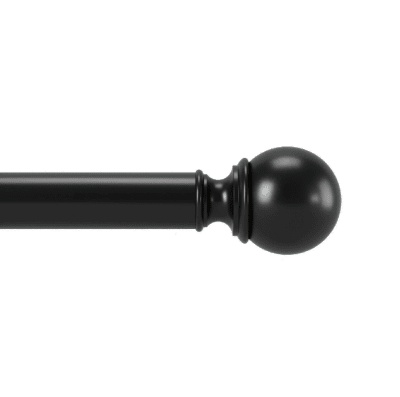 Корниз за пердета DIVERGE, цвят черен мат, размер 183 - 366 см, UMBRA Канада