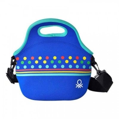 Неопренова чанта за обяд KIDS, син цвят, United Colors Of Benetton